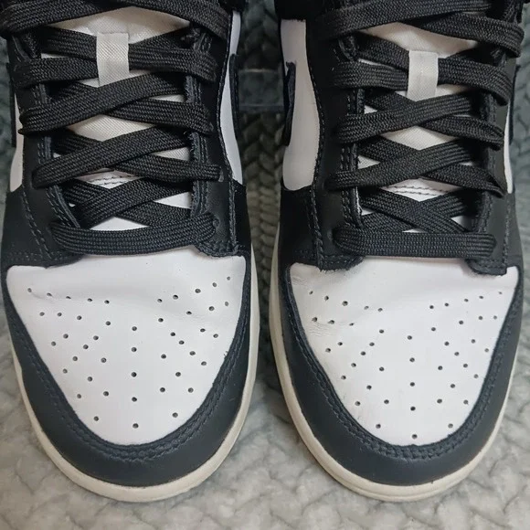 Nike Dunk Low Black White Men's Retro Sneakers Shoes DD1391-100 Size 7.5 - Picture 5 of 16